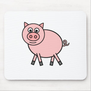 Tapis De Souris Porc rose
