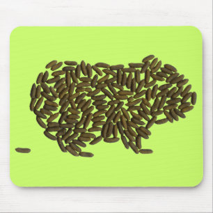 Tapis De Souris Porc w/Poopie Mousepad