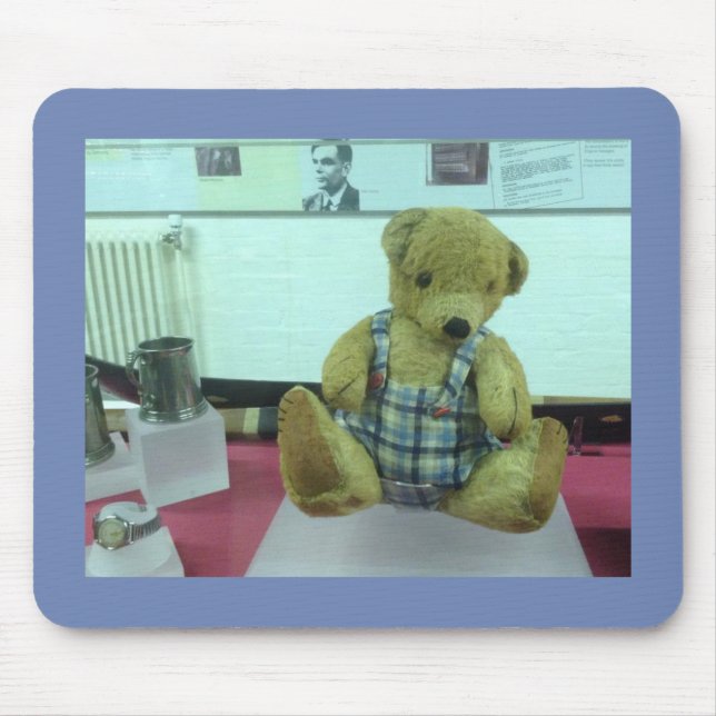 Tapis De Souris Porgy, ours de nounours d'Alan Turing (Devant)