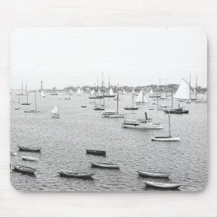 Tapis De Souris Port 1900 de Marblehead le Massachusetts