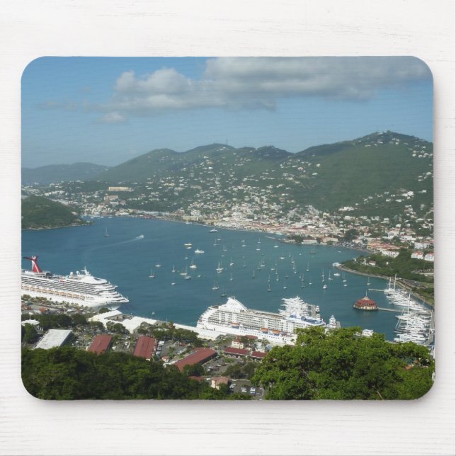Tapis De Souris Port à St. Thomas Îles Vierges américaines (Devant)