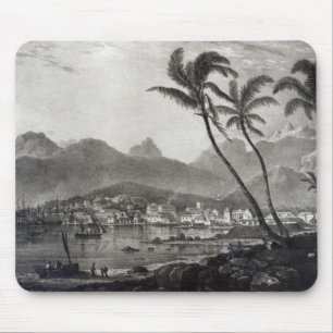 Tapis De Souris Port-Louis "vues en Îles Maurice" par