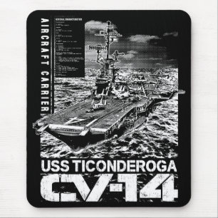Tapis De Souris Porte-avions Ticondéroga Souris Pad Mousepad
