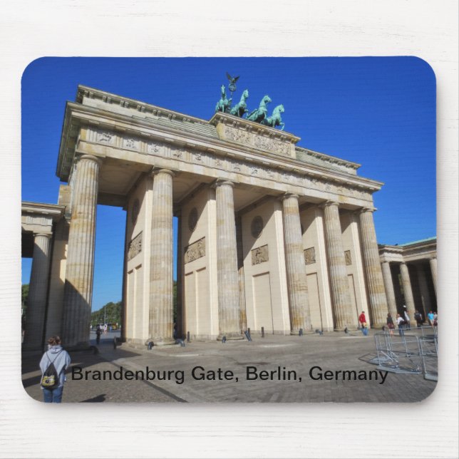 Tapis De Souris Porte de Brandebourg, Berlin, Allemagne (Devant)