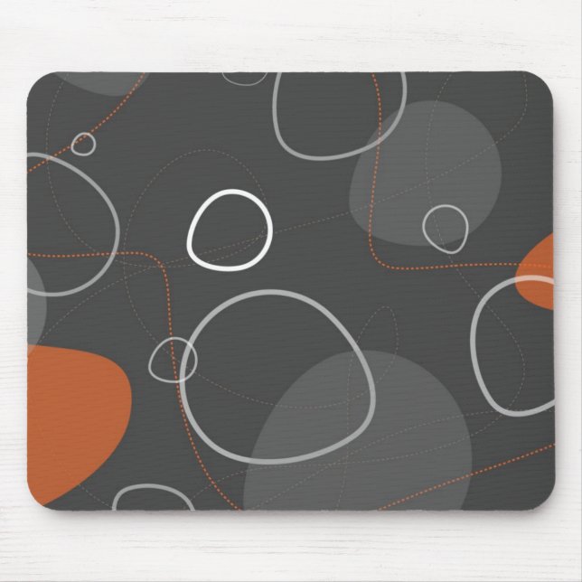 Tapis De Souris Porte-souris abstrait de l'âge atomique (Devant)