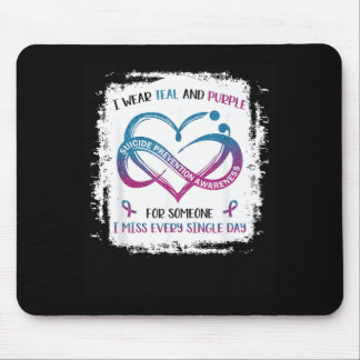 Tapis De Souris Portez du sarcelle violet pour quelqu'un que vous