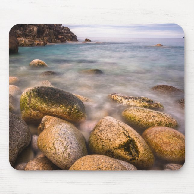 Tapis De Souris Porth Nanven est une crique rocheuse, Land's End,  (Devant)