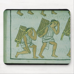 Tapis De Souris Portiers aztèques, 'du Codex florentin