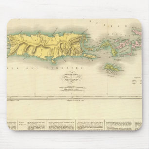 Tapis De Souris Porto Rico, Îles Vierges