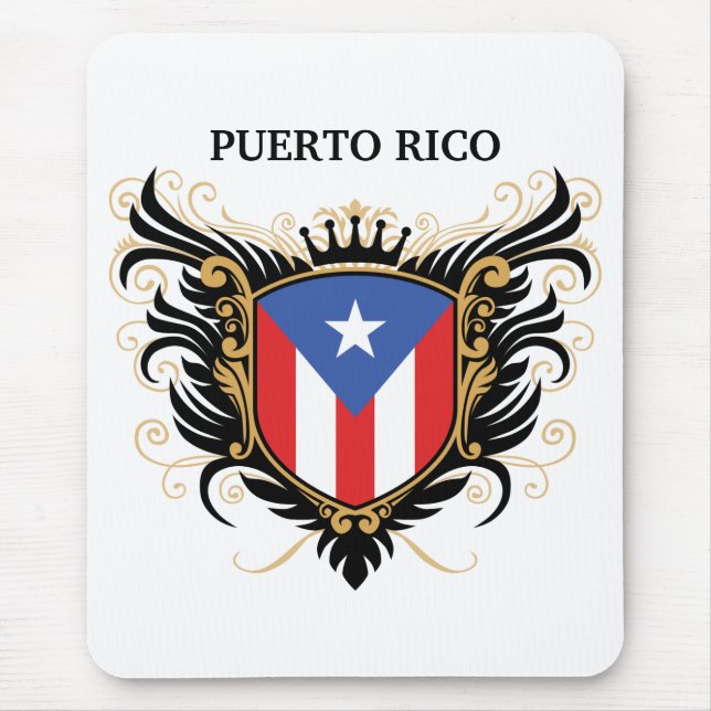 Tapis De Souris Porto Rico [personnalisez] (Devant)