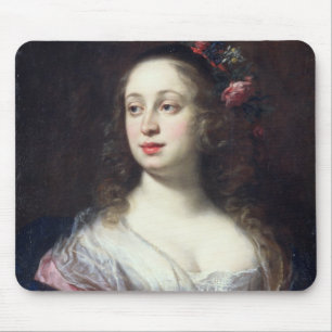 Tapis De Souris Portrait de della Rovere de Vittoria habillé comm