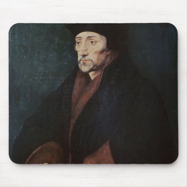 Tapis De Souris Portrait de Desiderius Erasmus de Rotterdam (Devant)