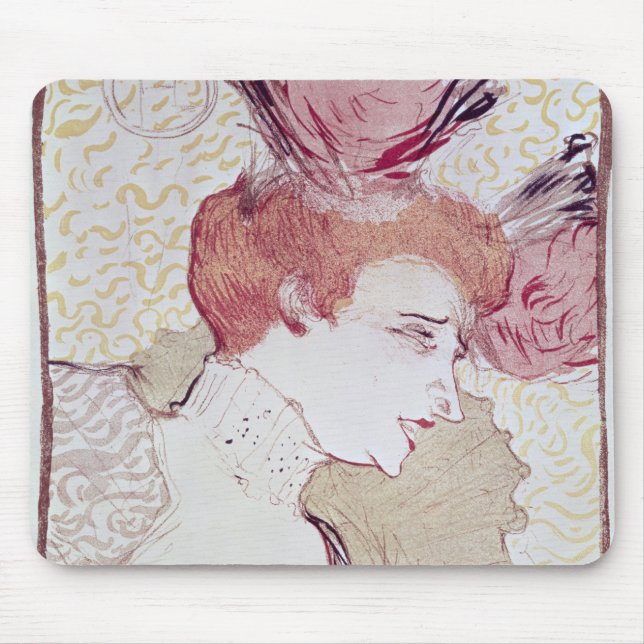 Tapis De Souris Portrait de Henri De Toulouse-Lautrec | de (Devant)