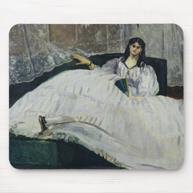 Tapis De Souris Portrait de Manet | de Jeanne Duval, 1862 (Devant)