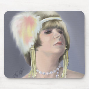 Tapis De Souris Portrait de sirène d'été Mousepad