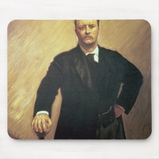 Tapis De Souris Portrait de Theodore Roosevelt (Devant)