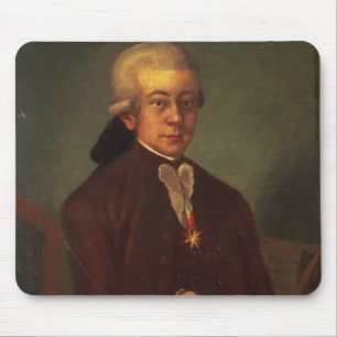 Tapis De Souris Portrait de Wolfgang Amadeus Mozart 2