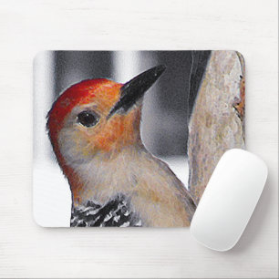 Tapis De Souris Portrait de Woodpecker