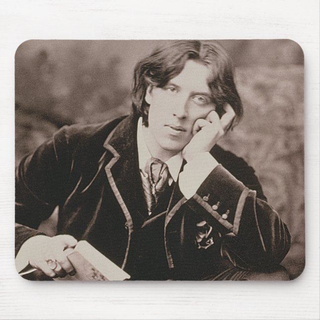 Tapis De Souris Portrait d'Oscar Wilde (1854-1900), 1882 (pho de (Devant)