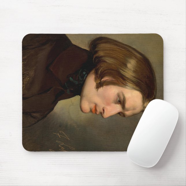 Tapis De Souris Portrait du compositeur Franz Liszt, 1838 (Avec souris)