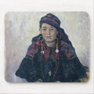 Tapis De Souris Portrait d'un Cosaque Woman, 1909