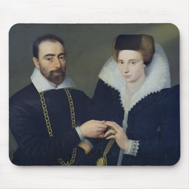 Tapis De Souris Portrait d'un couple (Devant)