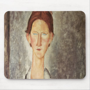 Tapis De Souris Portrait d'un étudiant, c.1918-19
