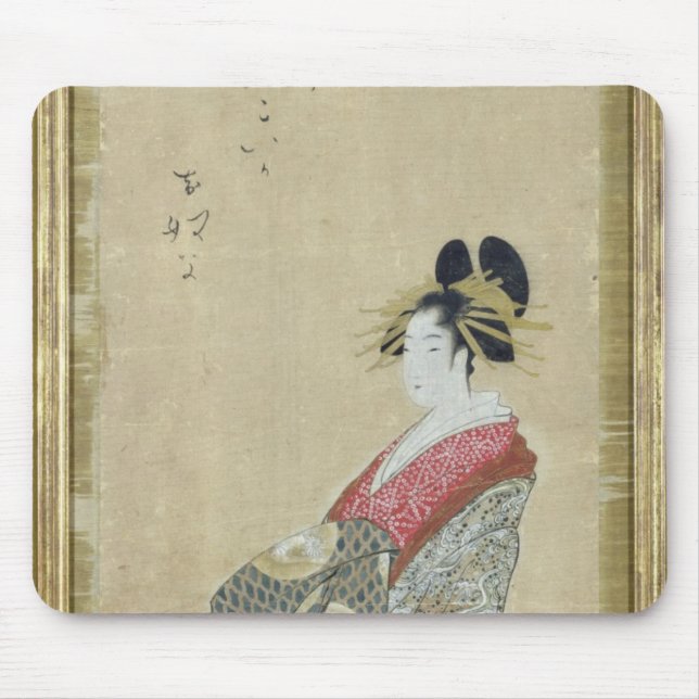 Tapis De Souris Portrait d'une jeune courtisane (Devant)