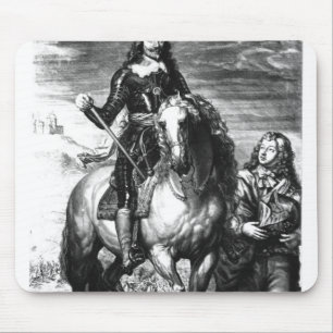 Tapis De Souris Portrait équestre de Charles I