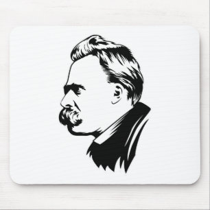 Tapis De Souris Portrait Mousepad de Frederich Nietzsche