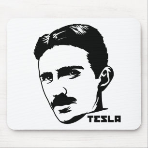 Tapis De Souris Portrait Mousepad de Nikola Tesla