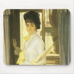 Tapis De Souris Portrait of Miss Lloyd by Tissot, Vintage Portrait