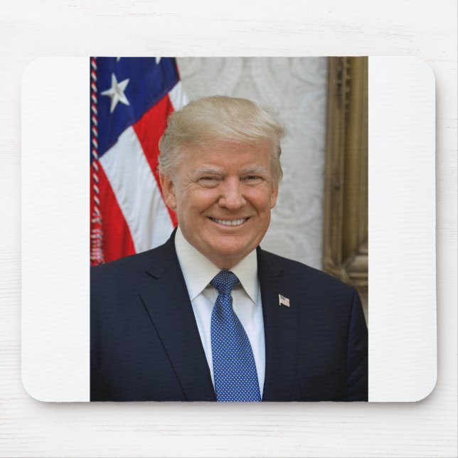 Tapis De Souris Portrait présidentiel officiel de Donald Trump (Devant)