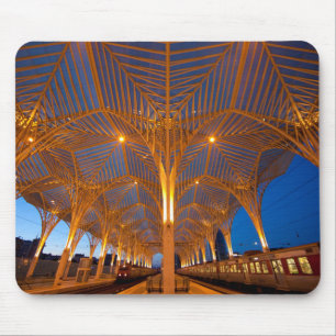 Tapis De Souris Portugal, Lisbonne. Vue De La Gare Moderne