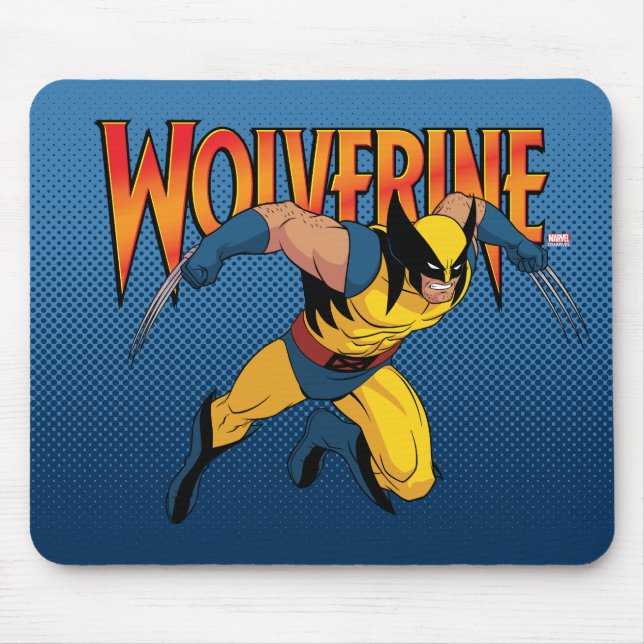 Tapis De Souris Pose de caractères Wolverine (Devant)