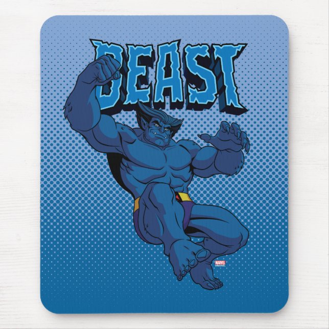 Tapis De Souris Pose du caractère de la bête (Devant)