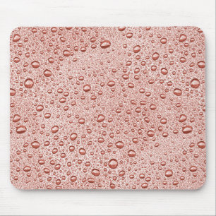Tapis De Souris Poser des gouttelettes d'eau orange
