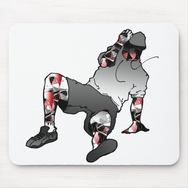 Tapis De Souris Position de Bboy (Devant)
