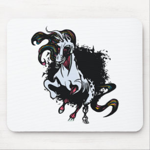 Tapis De Souris Position de licorne de zombi