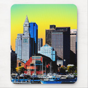 Tapis De Souris Poster Custom House Boston USA