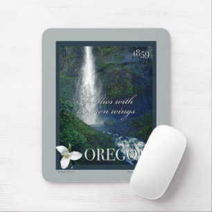 Tapis De Souris Poster de la cascade de l'Oregon