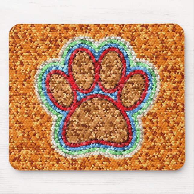 Tapis De Souris Pot de chien basse (Devant)