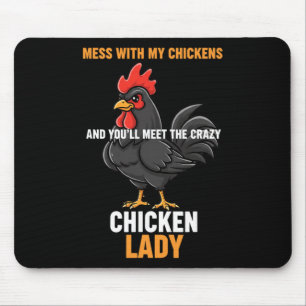 Tapis De Souris Poulet, Meilleur Avec Mes Poules, Rencontrez La Fo