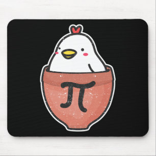 Tapis De Souris Poulet Pot Pi Day Funny Math Enseignant Mathématiq