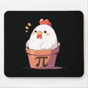 Tapis De Souris Poulet Pot Pi Jour Hommes Femmes Enfants Math Ense