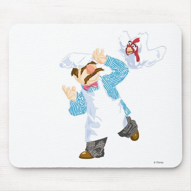 Tapis De Souris Poulet suédois du chef des Muppets (Devant)
