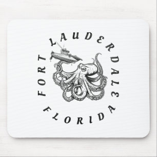 Tapis De Souris Poulpe de Floride Fort Lauderdale eau salée mer pr