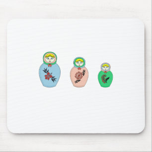 Tapis De Souris Poupée Matryoshka