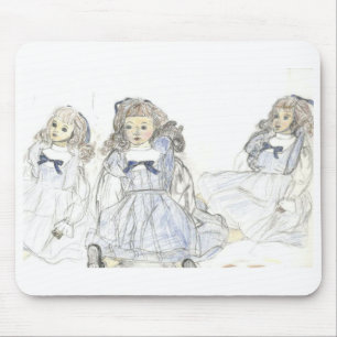 Tapis De Souris Poupées mousepad