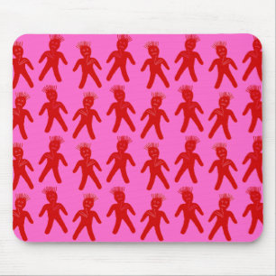 Tapis De Souris Poupées rouges du vaudou